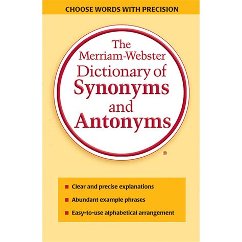 merriam webster's dictionary|merriam webster's dictionary of synonyms.